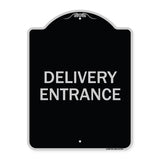 Traffic Entrance Sign Delivery Entrance