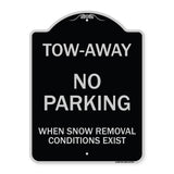 Tow-Away No Parking When Snow Removal Conditions Exist