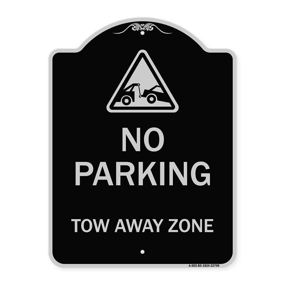 Tow Away Zone with Graphic
