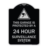 This Garage Is Protected by A 24 Hour Surveillance System