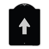 Straight Thru Sign - Straight Thru (Symbol) Sign