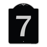 Sign with Number '7