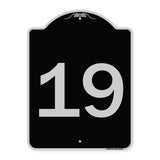 Sign with Number '19