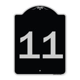 Sign with Number '11