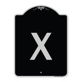 Sign with Letter X
