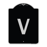 Sign with Letter V