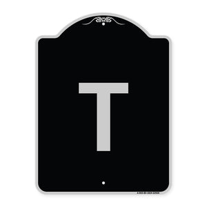 Sign with Letter T