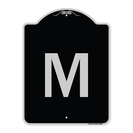 Sign with Letter M