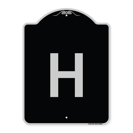 Sign with Letter H