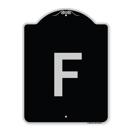 Sign with Letter F