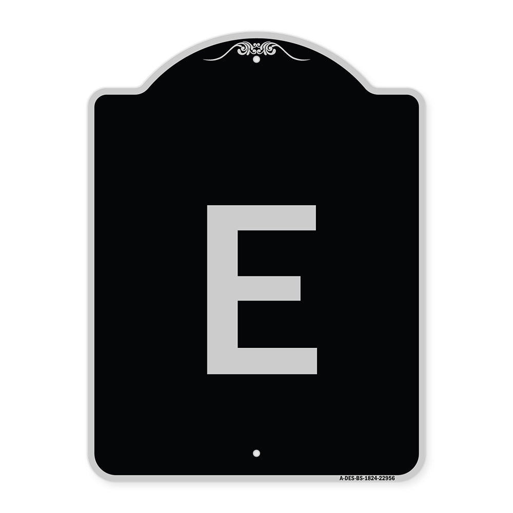 Sign with Letter E