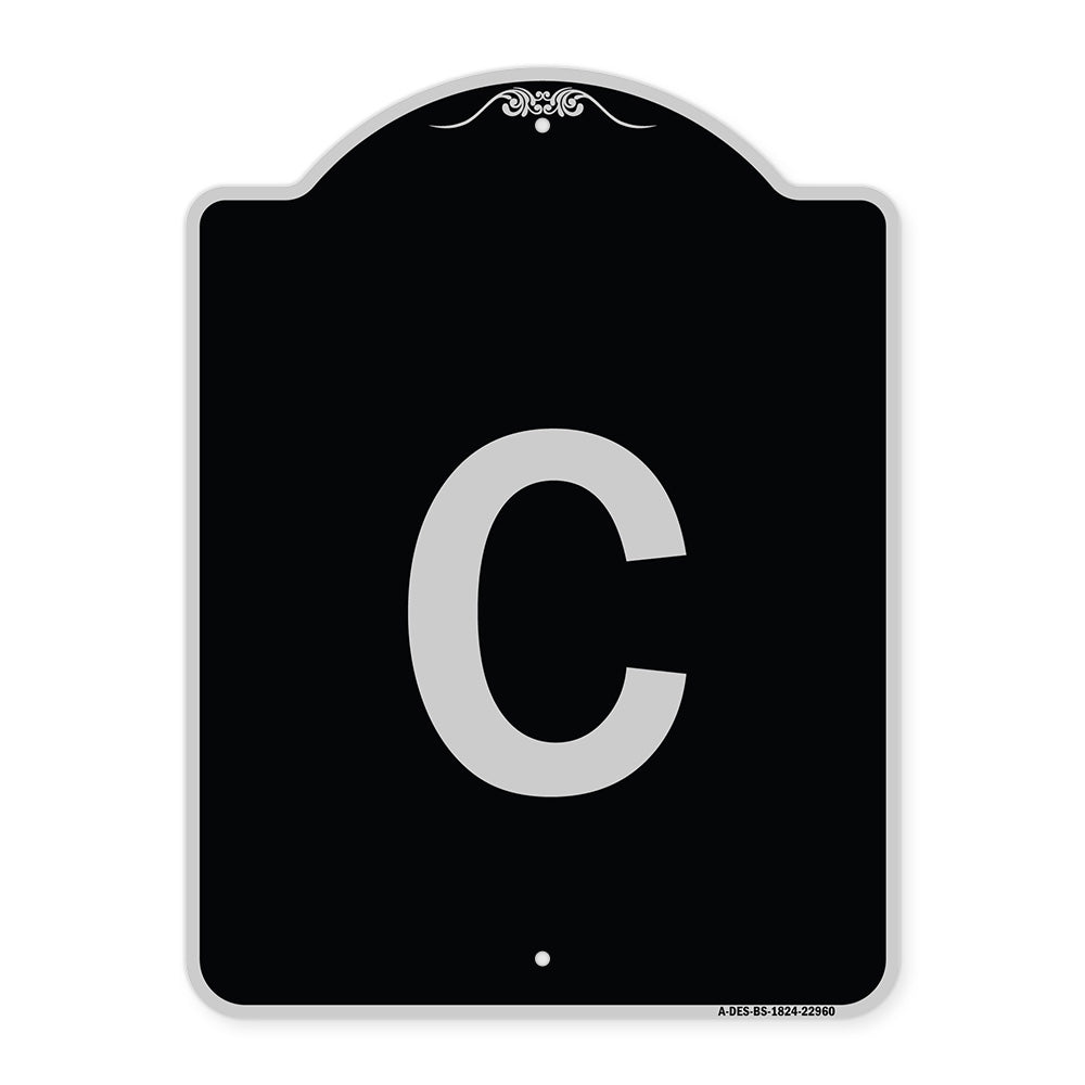 Sign with Letter C