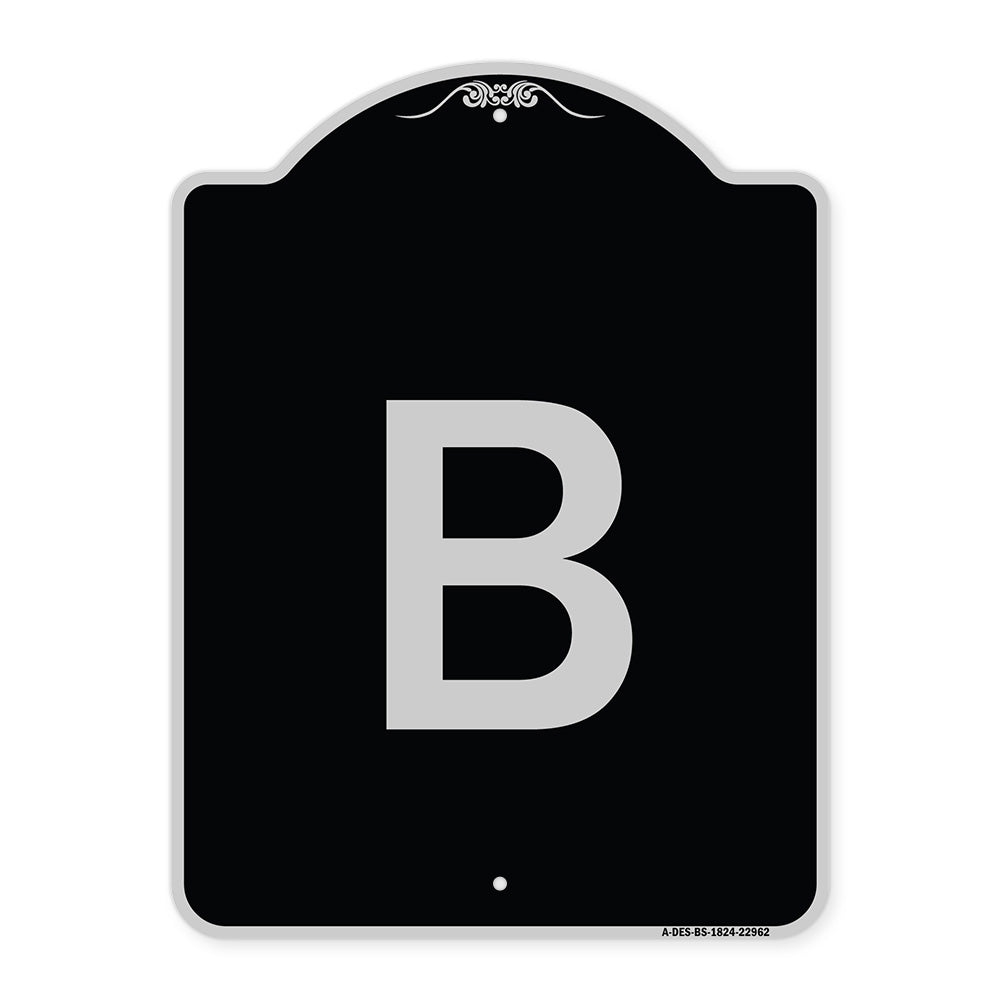 Sign with Letter B