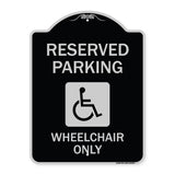 Reserved Parking Wheelchair Only (With Graphic)