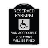 Reserved Parking Van Accessible Violators Will Be Fined (With Graphic)