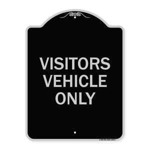 Reserved Parking Sign Visitor Vehicles Only