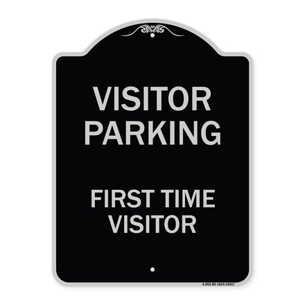 Reserved Parking Sign Visitor Parking First Time Visitor