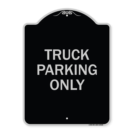 Reserved Parking Sign Truck Parking Only