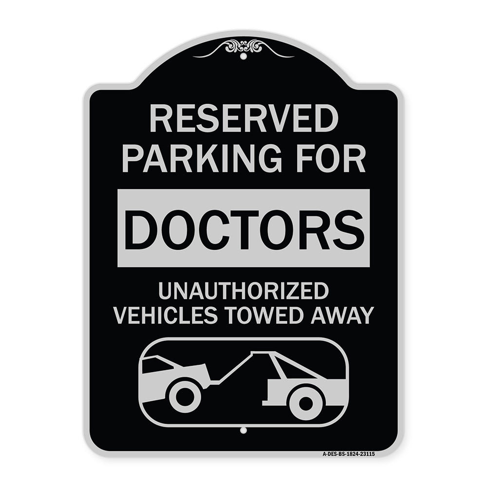 Reserved Parking for Doctors Unauthorized Vehicles Towed Away