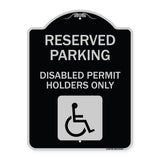 Reserved Parking - Disabled Permit Holders Only (With Updated Access Symbol)