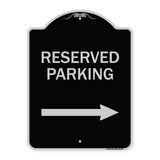Reserved Parking (Right Arrow)