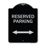 Reserved Parking (Arrow Pointing Left and Right)