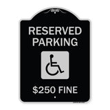 Reserved Parking $250 Fine (With Graphic)