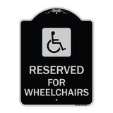 Reserved for Wheelchairs with Graphic