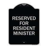 Reserved for Resident Minister
