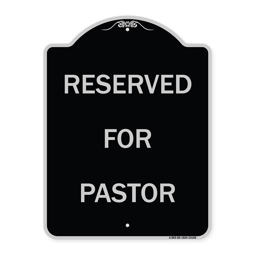 Reserved for Pastor