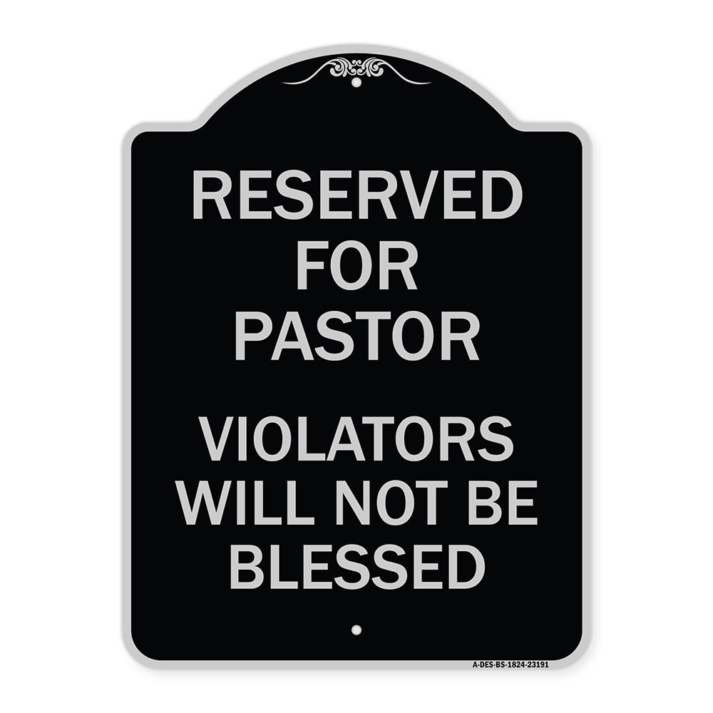 Reserved for Pastor Violators Will Not Be Blessed