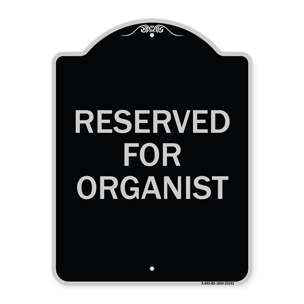 Reserved for Organist