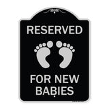 Reserved for New Babies with Symbol