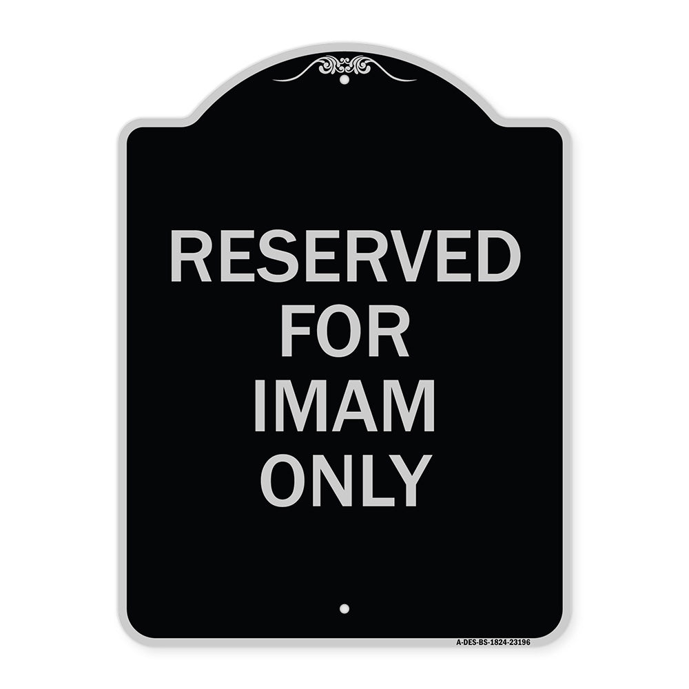 Reserved for Imam Only