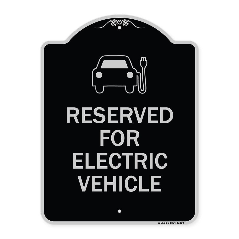 Reserved for Electric Vehicle (With Graphic)