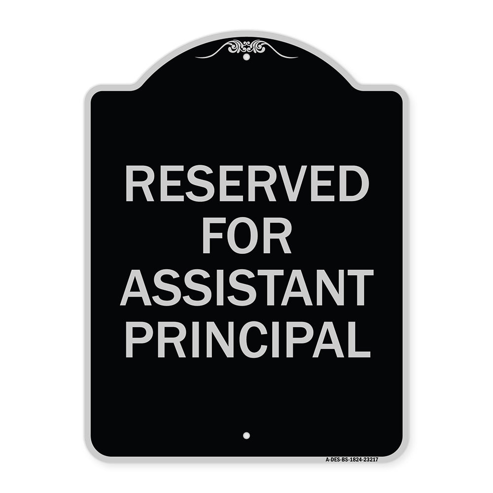 Reserved for Assistant Principal