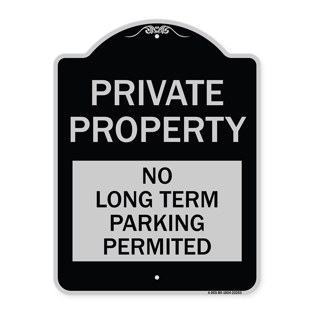 Private Property - No Long-Term Parking Permitted