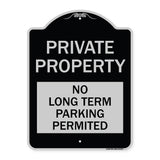 Private Property - No Long-Term Parking Permitted
