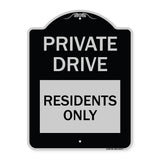 Private Drive Sign Private Drive - Residents Only