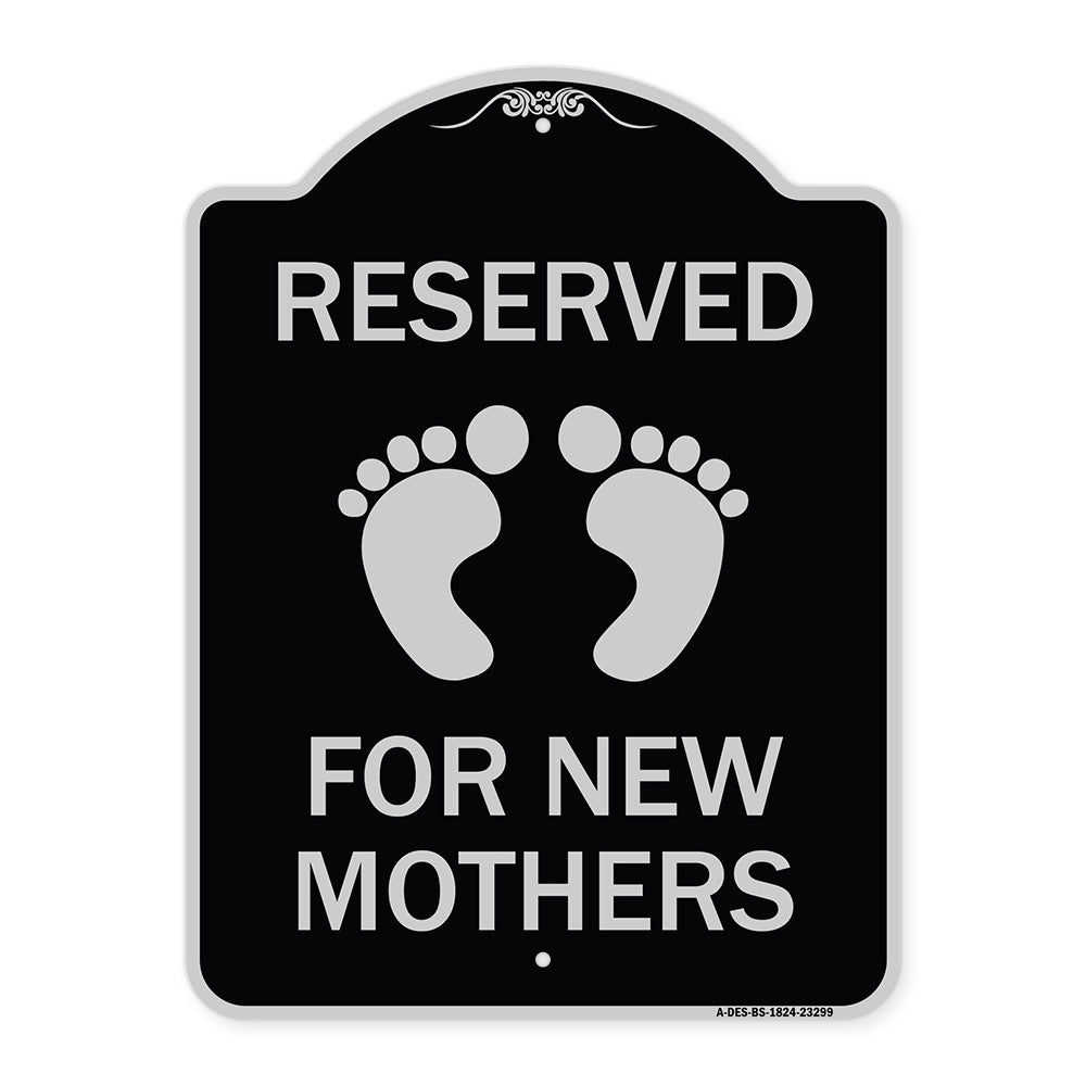 Pink Reserved Parking for New Mothers