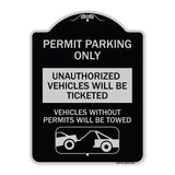 Permit Parking Only Unauthorized Vehicles Will Be Ticketed Vehicles Without Permits Will Be Towed (With Graphic)