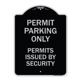 Permit Parking Only Permits Issued by Security