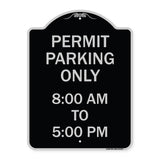 Permit Parking Only 8-00 Am to 5-00 Pm