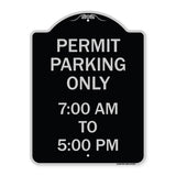 Permit Parking Only 7-00 Am to 5-00 Pm