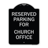 Parking Reserved for Church Office