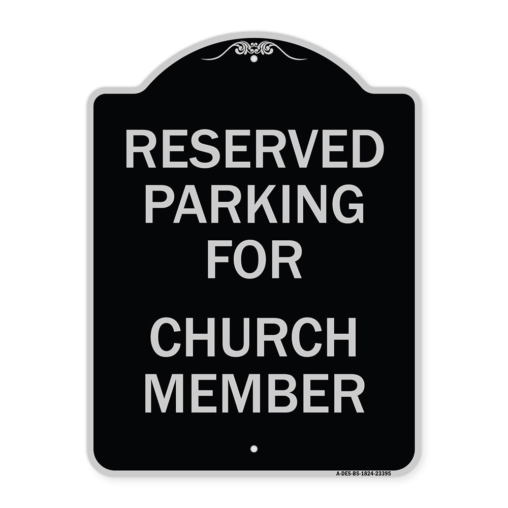 Parking Reserved for Church Member
