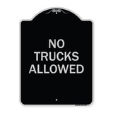 Parking Lot Sign No Trucks Allowed