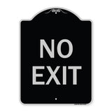 Parking Lot Sign No Exit