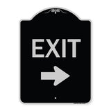 Parking Lot Sign Exit Sign (Right Arrow)