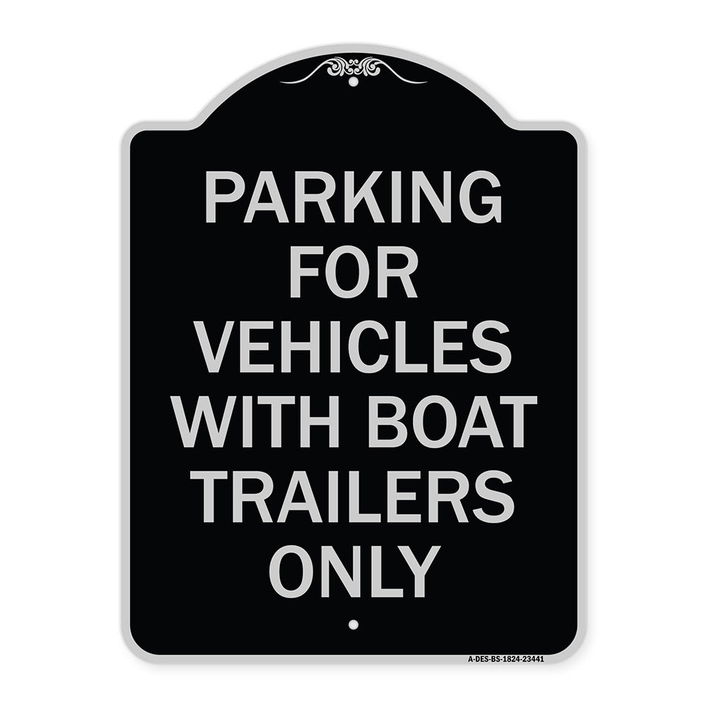 Parking for Vehicles with Boat Trailers Only
